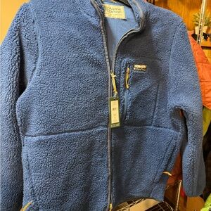 Alpine Design Men’s Blue Fleece Jacket in Mountain Lake Blue